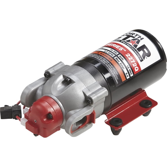 NorthStar NSQ Series 12V On-Demand Sprayer Diaphragm Pump with Quick-Connect Ports, 2.2 GPM