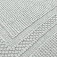 thumbnail image 5 of Jean Pierre Cotton Stonewash Racetrack 2-Piece Bath Rug Set, White, 5 of 10