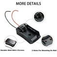 thumbnail image 4 of Adaptador Convertidor de Batería para Negro y Decker 18V 20V Batería Li-ion LB20 DIY Power Adaptador de Ruedas Power Conector con Cables 14AWG, 4 of 7
