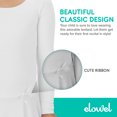 thumbnail image 4 of Elowel Girls Leotard Toddlers Long Sleeve Skirted Dress for Gymnastics Dance Ballet White Size 12-14, 4 of 7