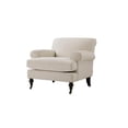 thumbnail image 2 of 2 Piece Chair Set of Accent Arm Chair Metal Casters, 2 of 11
