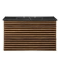 thumbnail image 4 of Modway Render 36" Wall-Mount Bathroom Vanity in Walnut Black, 4 of 9