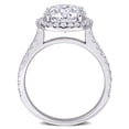 thumbnail image 5 of Created Forever Women's 3 5/8ct TW Lab Grown Diamond 14k White Gold Halo Engagement Ring, 5 of 10