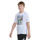 thumbnail image 3 of Camiseta adidas de manga corta para niños con estampado de la Copa del Mundo, blanca, 5, 3 of 3