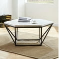 thumbnail image 4 of Steve Silver Corvus White Marble Top Coffee Table, 4 of 6