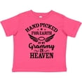 thumbnail image 3 of Inktastic Handpicked for Earth by My Grammy in Heaven with Angel Wings Boys or Girls Toddler T-Shirt, 3 of 5