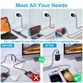 thumbnail image 6 of USB C Block,2Pack FiveBox USB C Charger Block 25W PD&QC Android Type C Charger Block Dual USB C Wall Charger Block Phone Charger Adapter USB C Brick Type C Charger Box Fast Charging Block,Black, 6 of 7