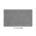 thumbnail image 4 of Better Trends 24" x 40" Premium Bathroom Rugs 100% Cotton Soft Reversible Tufted Bath Mat Water Absorbent Bath Rug Ideal for Bathroom Shower and Tub Use (Gray) Edge Collection, 4 of 6