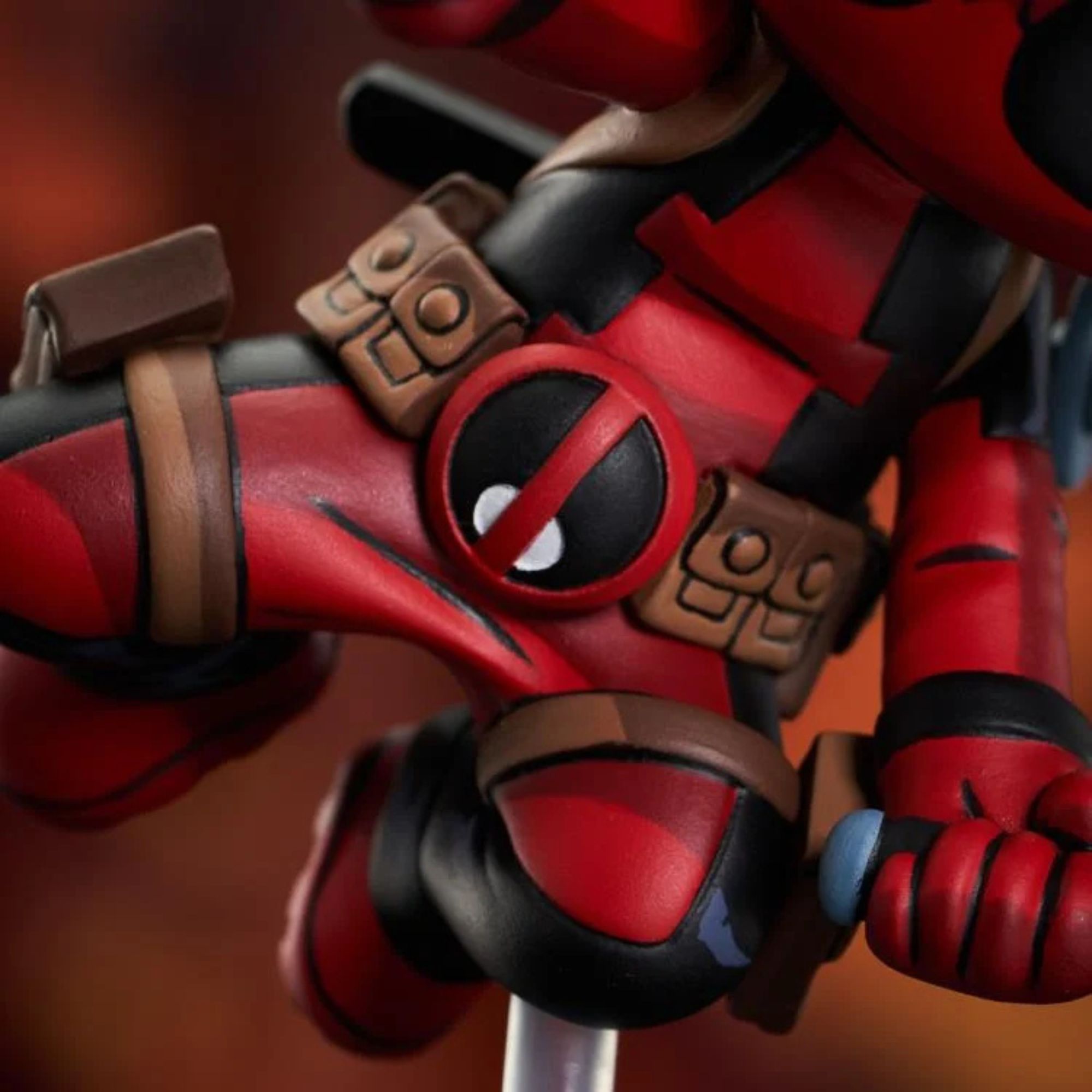 Marvel Animated Series: Deadpool Jumping Statue