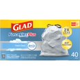 Glad ForceFlexPlus Tall Kitchen Trash Bags, 13 Gallon, 40 Bags (Fresh