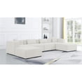 thumbnail image 2 of Meridian Furniture Cube Cream Durable Linen Modular Sectional, 2 of 3