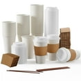 thumbnail image 1 of Vasos de café desechables de papel de 16 oz [paquete de 100] JOLLY PARTY, 1 of 7