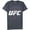 Blue - navyhthr, variant on Reebok Mens UFC Las Vegas Graphic T-Shirt, Blue, Small
