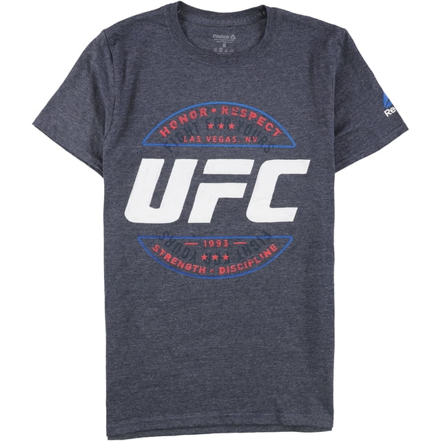 Reebok - Camiseta gráfica para hombre UFC Las Vegas, azul, mediana