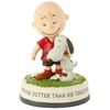 Peanuts Charlie Brown and Snoopy Together Figurine, 4.75"