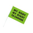 thumbnail image 2 of Neinkie Handheld Flag Multiple Styles Enhance Atmosphere Attractive Abortion Right Handheld Flag Car Window Decor Car Accessories, 2 of 2