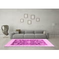 thumbnail image 3 of Ahgly Company Indoor Rectangle Oriental Pink Traditional Area Rugs, 8' x 10', 3 of 4