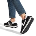thumbnail image 5 of LUCKY STEP Stylish Retro Platform Sneakers Casual Walking Running Shoes,Black,Womens, 5 of 6