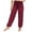 Wine, variant on Lilgiuy Women's Solid Color Comfortable Leisure Dancing Pants Sweatpants Yoga Pants Mint Green 6 2022 Fall Winter