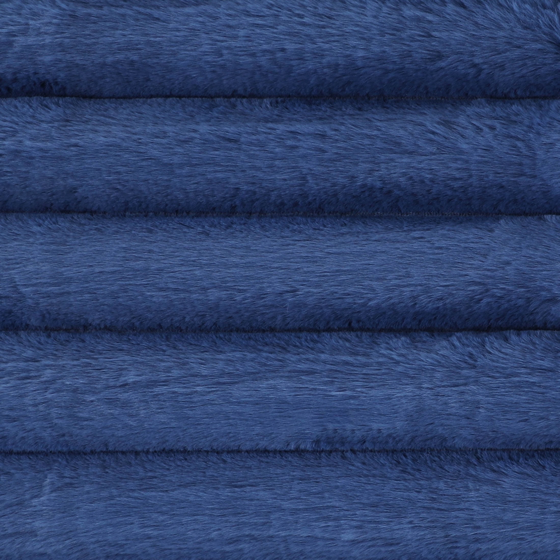 Mainstays Kids Soft Channel Blue Faux Fur Throw, 50" x 60"