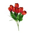 thumbnail image 2 of 1*Carnation Clearance! Nomeni Artificial Flower 7 Small Tulips Watermelon Red, Fake Flowers Promotion Sale! Watermelon Red, 2 of 9