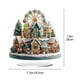 thumbnail image 3 of Acrylic Christmas Tree Ornament with Stand, Festive Holiday Tabletop Decor for Home Office, Merry Xmas Party Centerpiece Decoration, Reindeer and Gift Design, 3 of 5