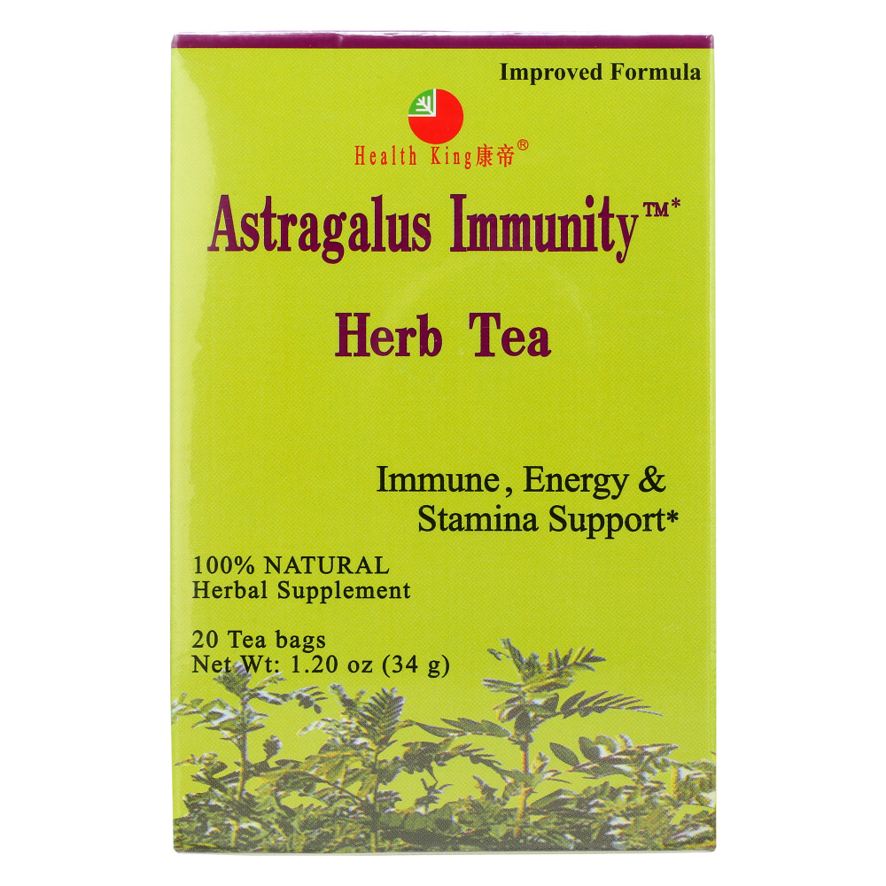 Health King Astragalus Immunity Herb Tea, 20 Bags