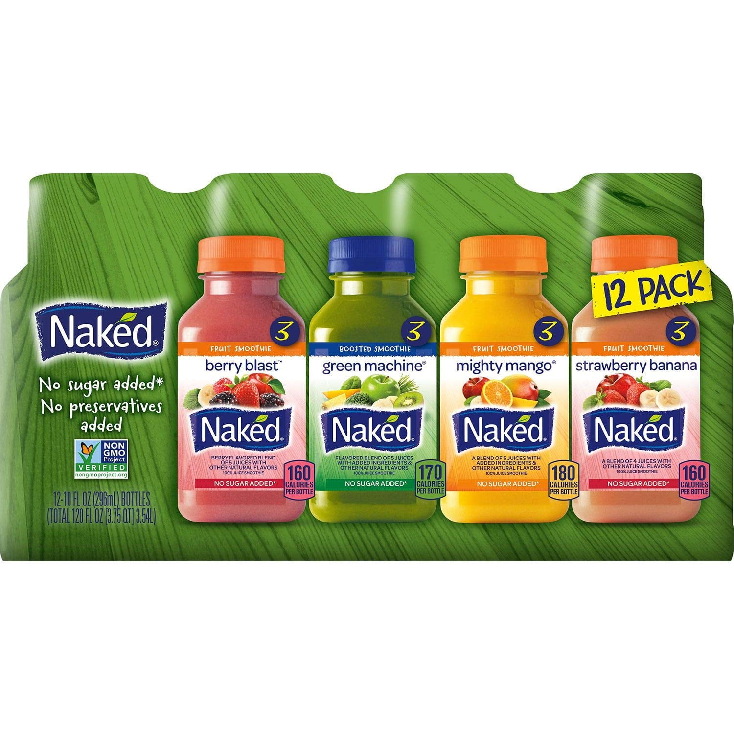 Naked Juice Variety Pack 10 oz, 12 ct. (pack of 3) A1