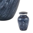 thumbnail image 4 of Perfect Memorials Keepsake Brushed Blue Cremation Urn, 4 of 4
