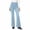 #174 Light Blue, variant on Felirenzacia Women's High Wasit Bootcut Jeans no Pocket, 4 Way Stretch Fitness Flare Jeggings Dark Blue Denim Pants,S