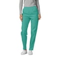 thumbnail image 4 of Adar Universal Women's Scrub Set - Warm-Up Scrub Jacket and Elastic Pull-On Pants - 902 - Surgical Green - XS, 4 of 7