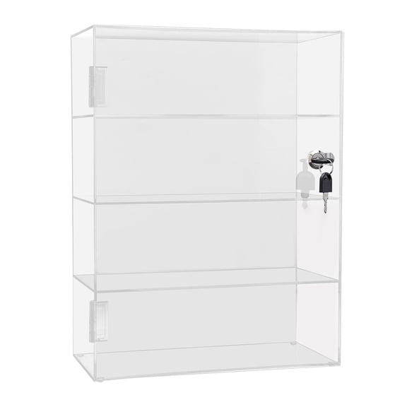 4 Tiers Acrylic Display Case with Pair of Keys Build to Last Ample Space Nice Decoration