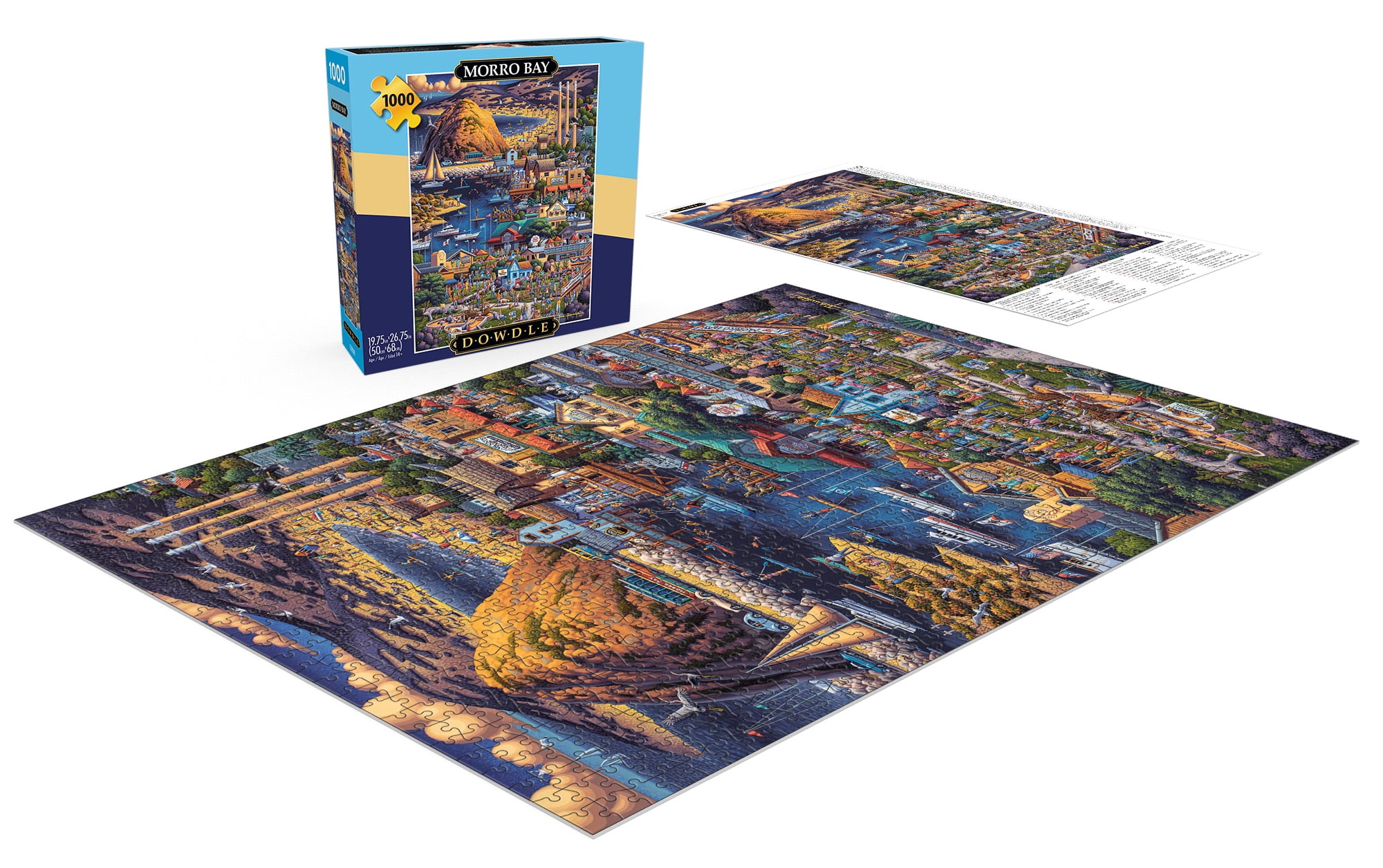 Buffalo Games 1000-Piece Morro Bay Interlocking Jigsaw Puzzle for Adults Ages 14+