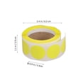 thumbnail image 7 of 500PCS Per Roll DIY Adhesive Stickers Round Label Paper Gift Decals Tag Stickers (Yellow), 7 of 7