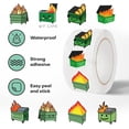 thumbnail image 4 of Fireproof Sticker Roll Decorative for Garbage Water Bottles Cardboard Laptops Durable, 4 of 9