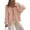 Pink, variant on PRETTYGARDEN Women's Tie Front Bow Cardigan Sweaters Chunky Knit Long Puff Sleeve Trendy Fall Winter Jacket Coats