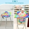 thumbnail image 2 of Shopping Cart Cover for Baby,2-in-1 High Chair Cover Soft,Portable, and Machine Washable,Comfortable Cotton Seat Pad with Safety Harness and Portable Cloth Bag,Fits All Supermarkets and Restaurants, 2 of 6