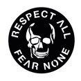 thumbnail image 3 of Respect All Fear None Cool Skull Laser Cut Solid Steel Decorative Home Accent Wall Sign Hanging, 3 of 3