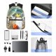 thumbnail image 4 of Disketp Seashell On The Beach Mochila Ligera Clásica con Múltiples Bolsillos, Mochila Casual para Hombre y Mujer, Ideal para Escuela, Trabajo y Viajes, 4 of 6