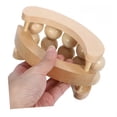 thumbnail image 2 of Handheld Wooden Full Body Massager - Deep Tissue Relaxation Massage Ball Roller for Back, Neck, Feet, Calves, Legs, Arms, 2 of 6