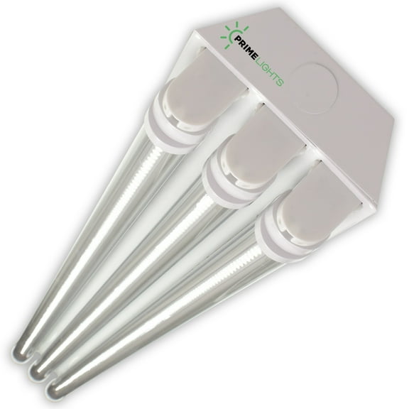 PrimeLights 4ft. LED 3 Lamp BOLT® GEN 2.0: Brighter, Most Efficient, Sleeker - 60W Clear LEDs 10,800 Lumens