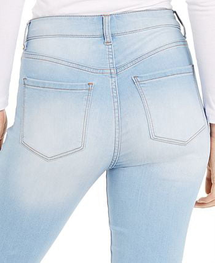 Celebrity Pink Women's Juniors Curvy Mid Rise Ankle Skinny, 27" Inseam, Sizes 1-15