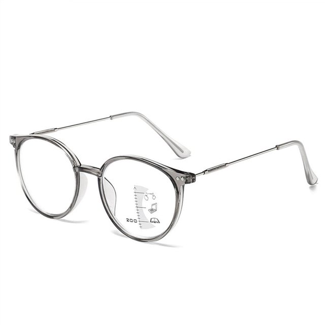 Lunettes de Lecture Anti-Lumière Bleue Marron à 100 Degrés pour une Utilisation Proche et Lointaine Lunettes de Lecture Hd Lunettes de Lecture Multi-Focales Progressives pour une Utilisation Proche et Lointaine