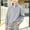Gray, variant on Youth Half Zip Stand Up Collar Hoodie Long Sleeve Sweatshirt Solid Color Durable Soft Casual Pullover
