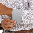 thumbnail image 2 of Wrangler Mens Sangria Paisley 20X Competition Shirt, 2 of 4