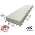 thumbnail image 3 of AK TRADING CO. Upholstery Foam Cushion, High Density Foam Sheet - Made in USA, 3 x 30 x 72, 3 of 4