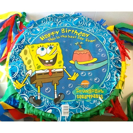 Bday Parties Spongebob Cake 15u0022 New Custom Birthday Party Pinata