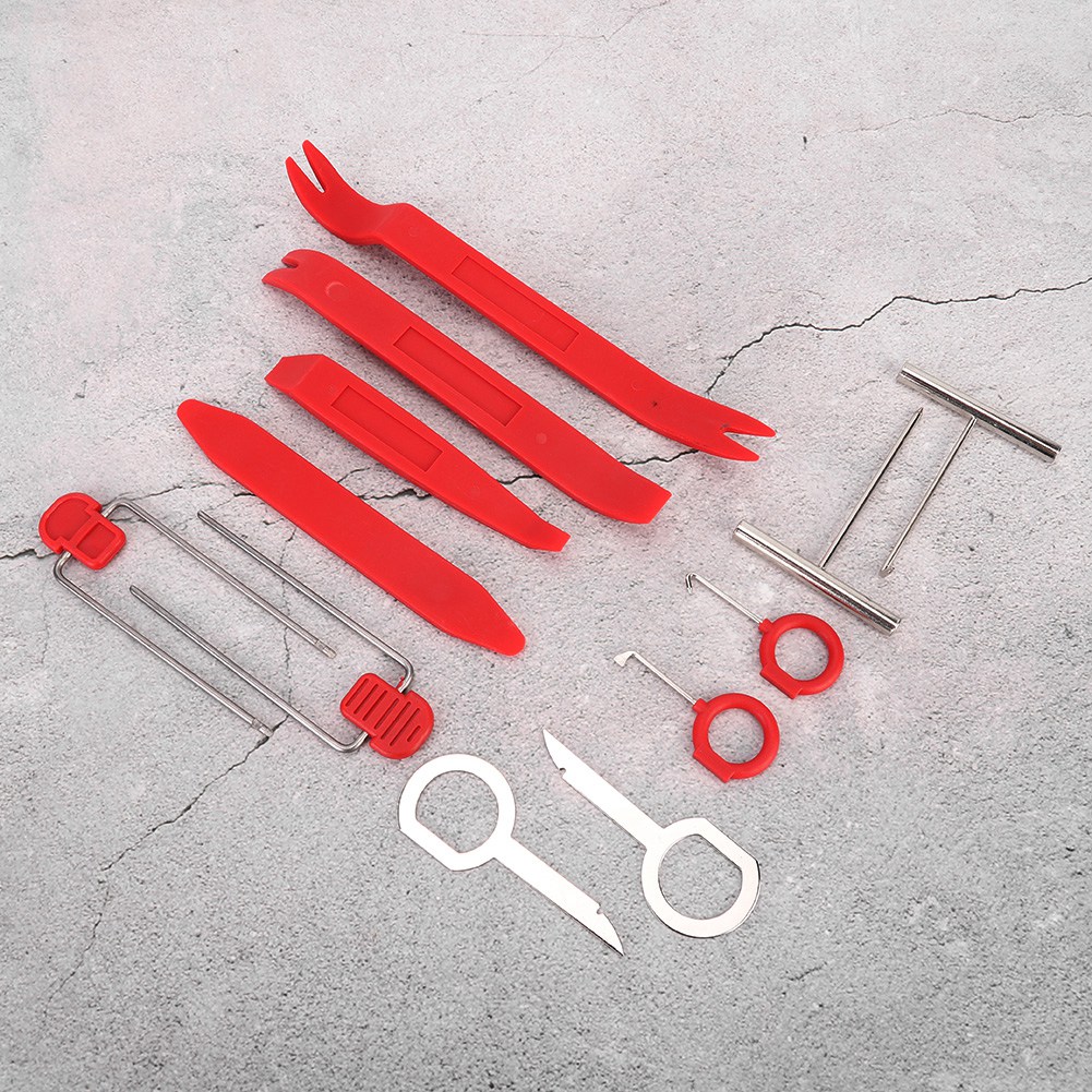 Tebru Trim Removal Tool, Dashboard Removal Tool,12Pcs Plastic Car Trim