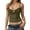 Green, variant on Women's Summer U Neck Beaded Camisole Sleeveless Tank Top Casual Stretchy Fitted For Daily Wear Outing With Jeans Beautiful Basic Women's Tanks & Camis