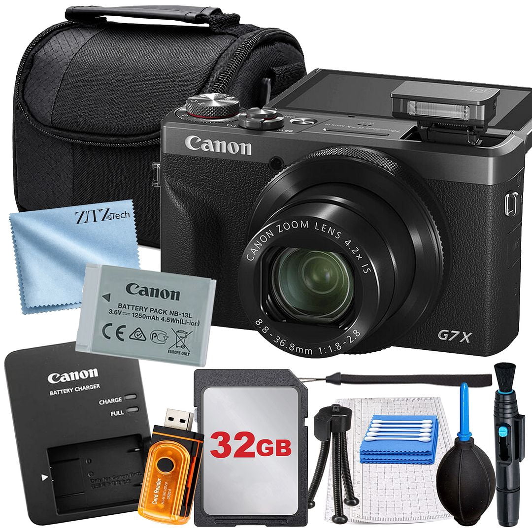 Canon, PowerShot G7 X Mark III Digital Camera, 20.2MP 4K, Silver